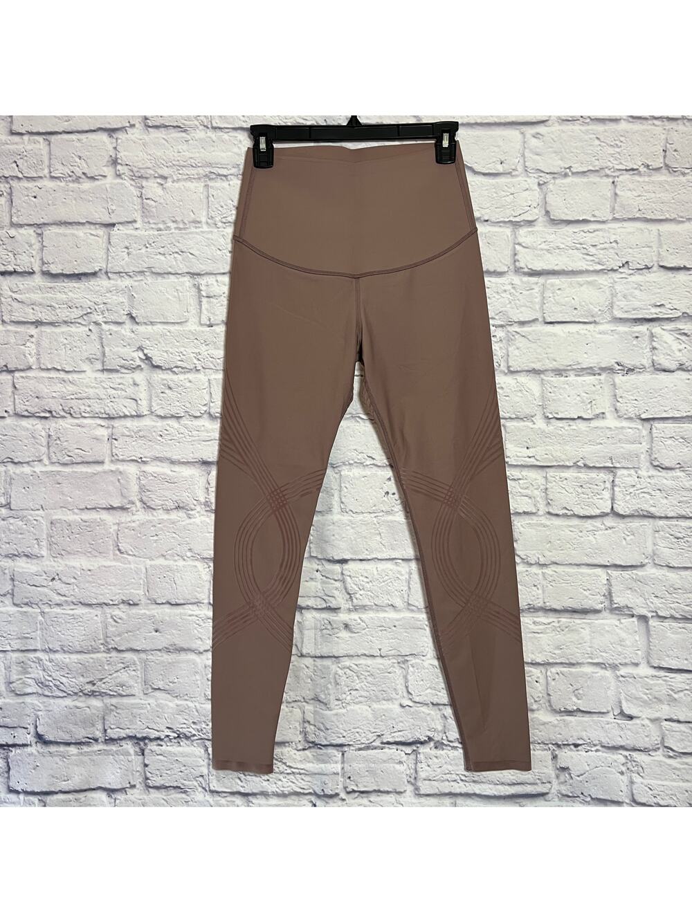 Fanka High Waisted Body Sculpt Legging Size S Brown Seamless Compression NWOT